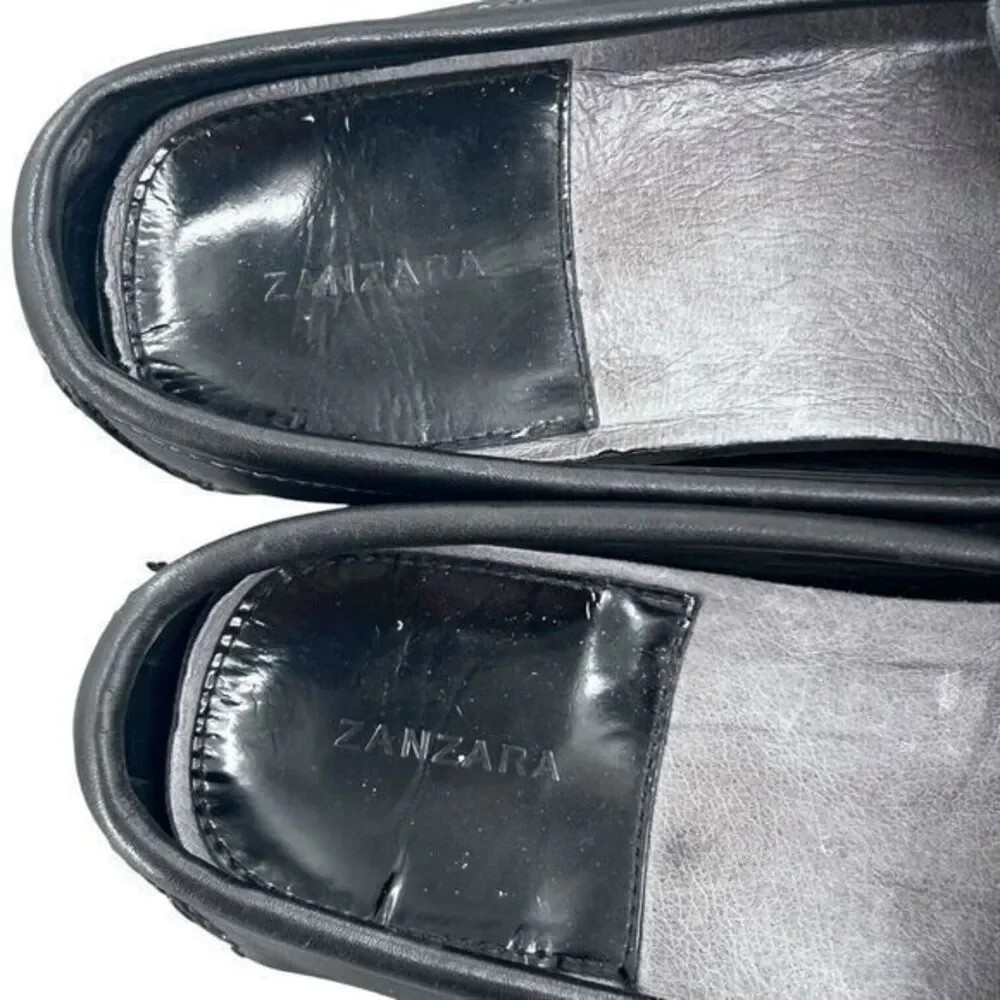 Allen Edmonds Size 10D The Super Sport Technogel Black Leather Loafers READ Info